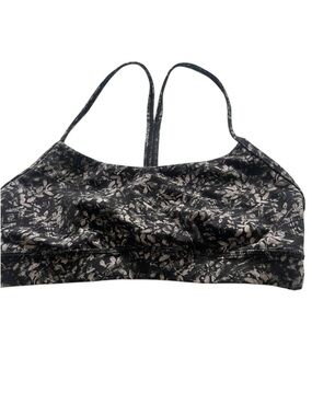 Lululemon Flow Y Bra Nulu *Light Blossom Overlay Starlight Multi Size 6
